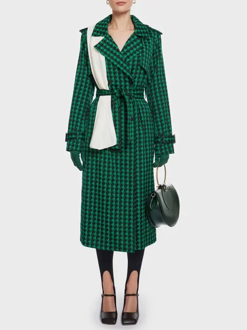 Тренч хлопковый с узором EQ.ONA