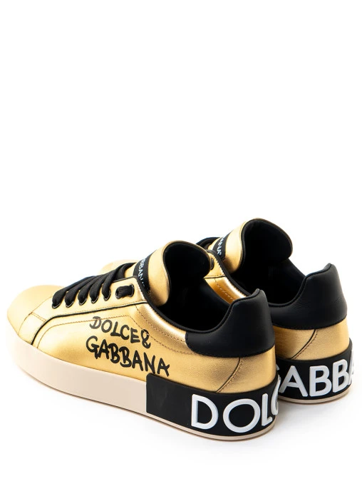 Кеды Portofino кожаные DOLCE & GABBANA