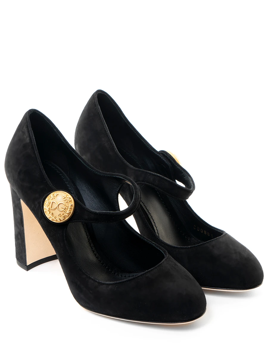 Туфли Mary Jane Vally замшевые