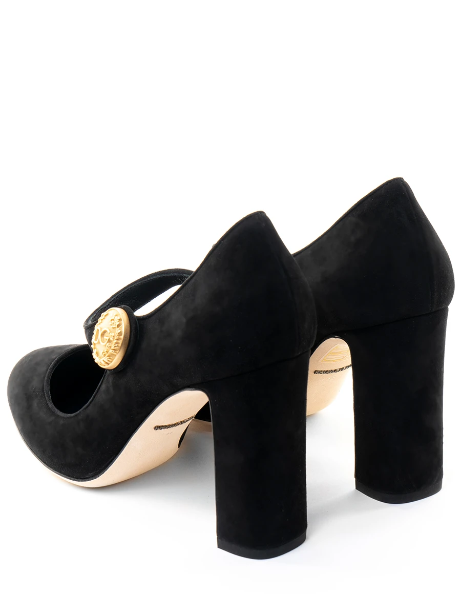 Туфли Mary Jane Vally замшевые