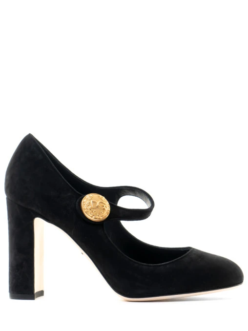 Туфли Mary Jane Vally замшевые DOLCE & GABBANA