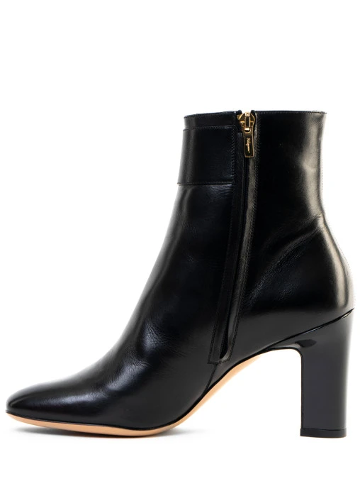 Ботильоны кожаные S.FERRAGAMO
