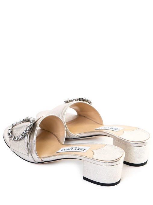 Мюли кожаные JIMMY CHOO