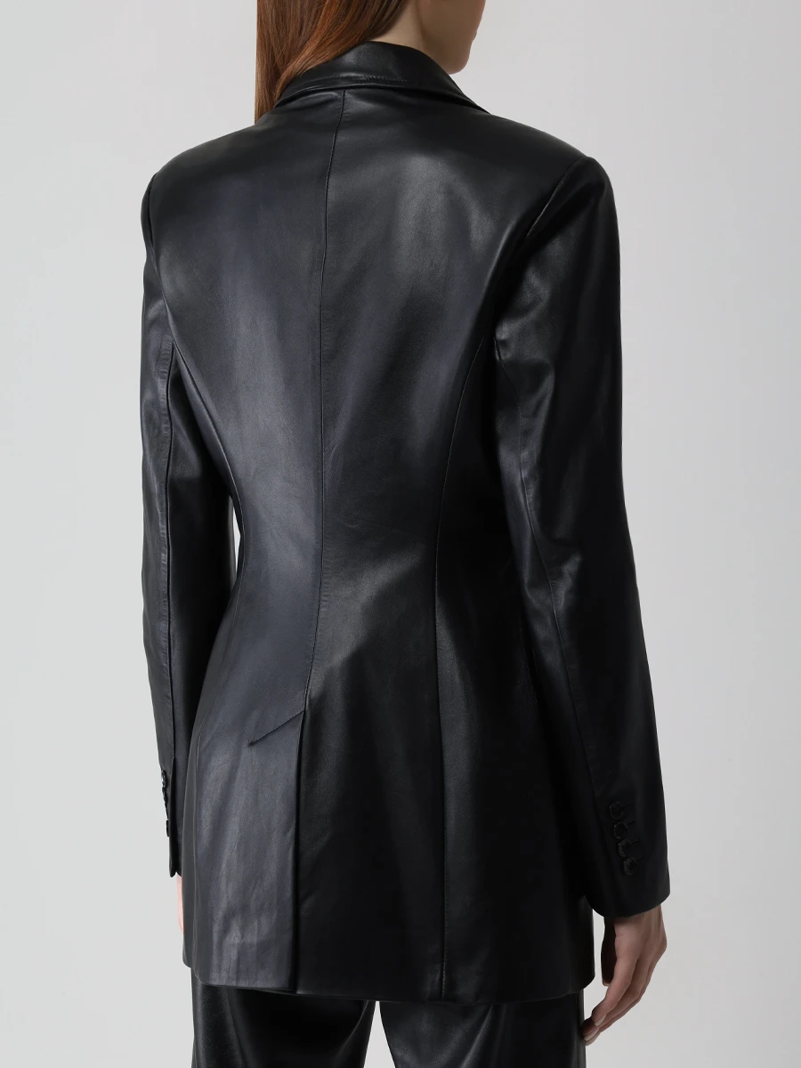 Пиджак кожаный