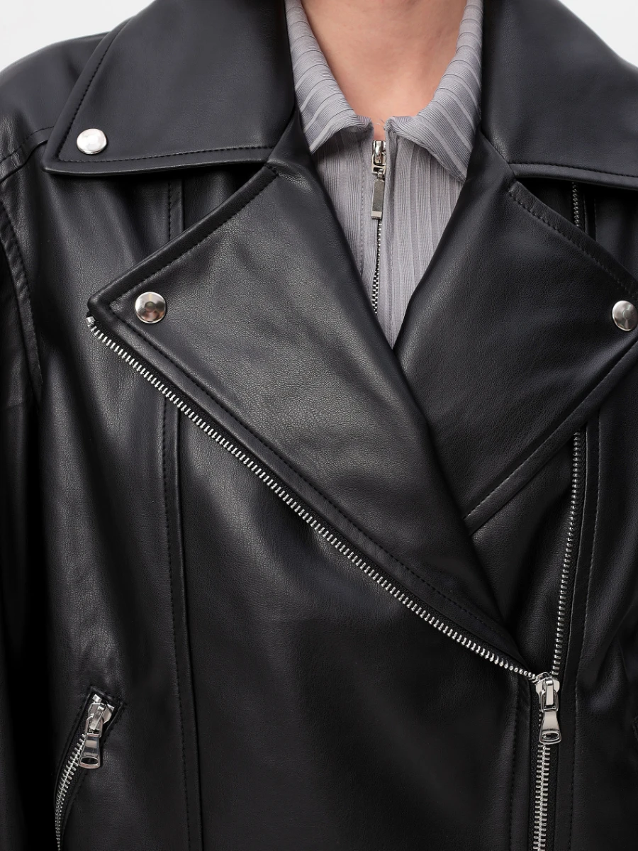 Куртка-косуха из экокожи