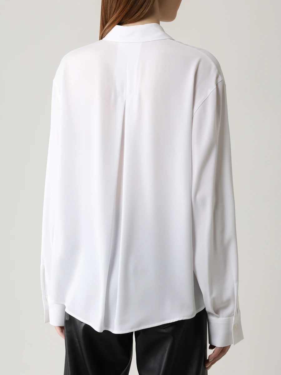 Блуза однотонная