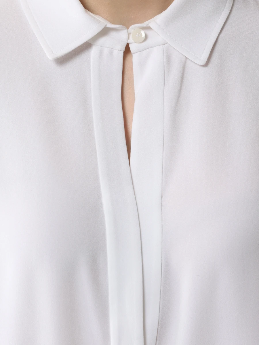 Блуза однотонная