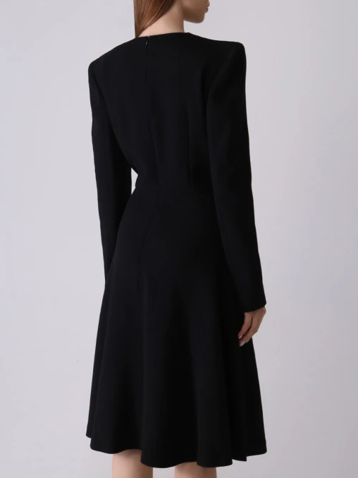Платье шерстяное ALEXANDER MCQUEEN