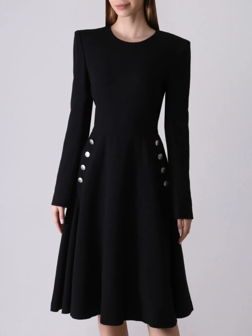 Платье шерстяное ALEXANDER MCQUEEN