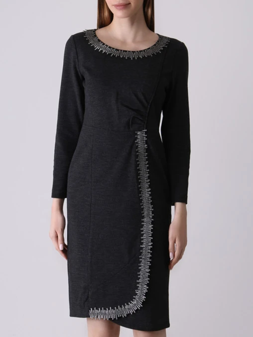 Платье из вискозы ARMANI COLLEZIONI