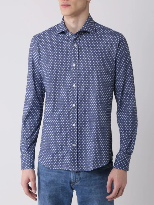 Рубашка Slim Fit с принтом PAUL & SHARK