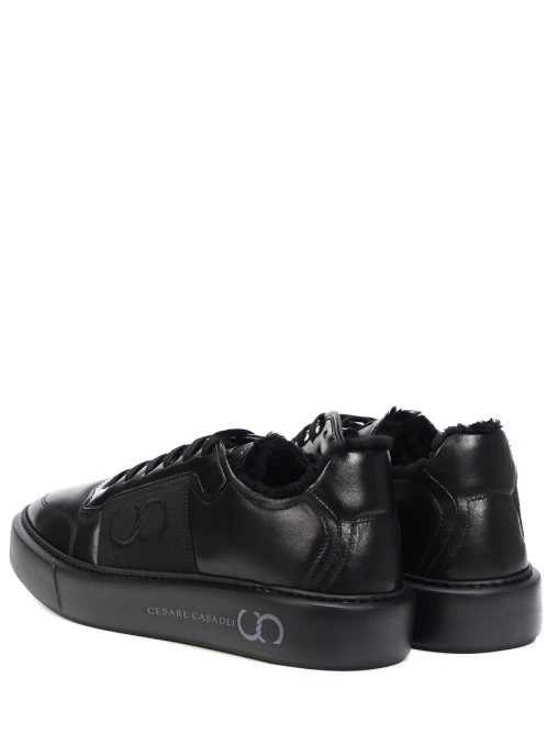 Кеды кожаные на меху CASADEI