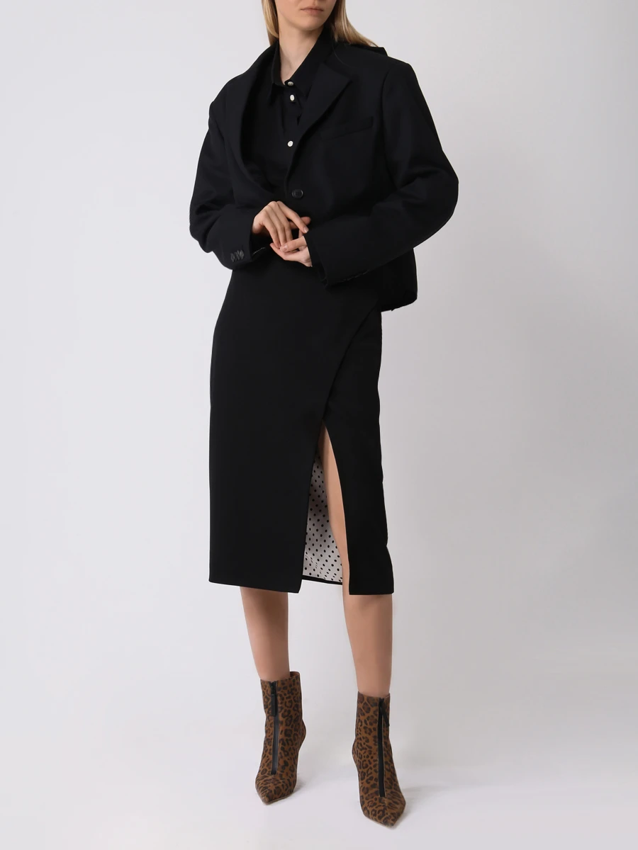 Юбка из хлопка и вискозы