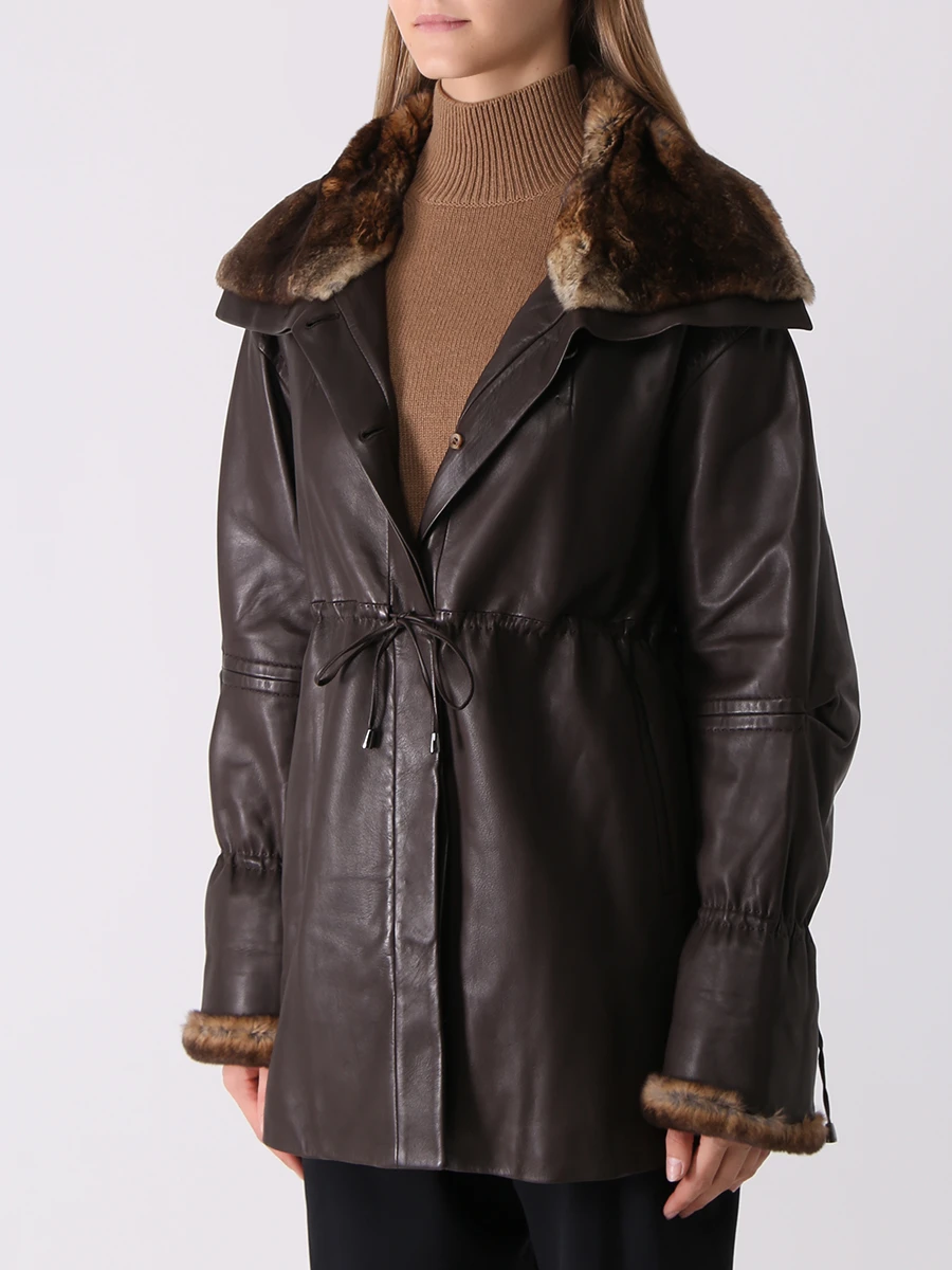 Дубленка кожаная