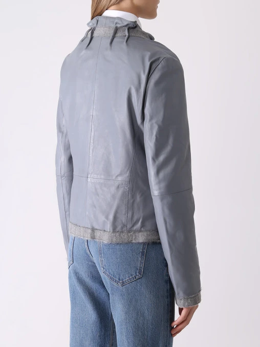 Куртка кожаная ARMANI COLLEZIONI