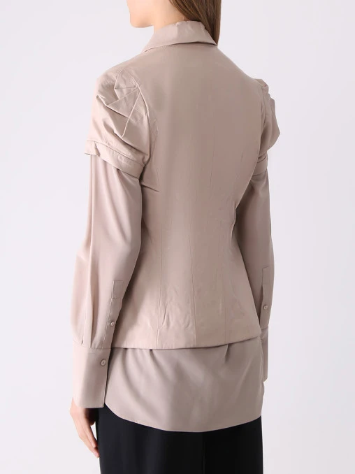 Жилет кожаный ARMANI COLLEZIONI