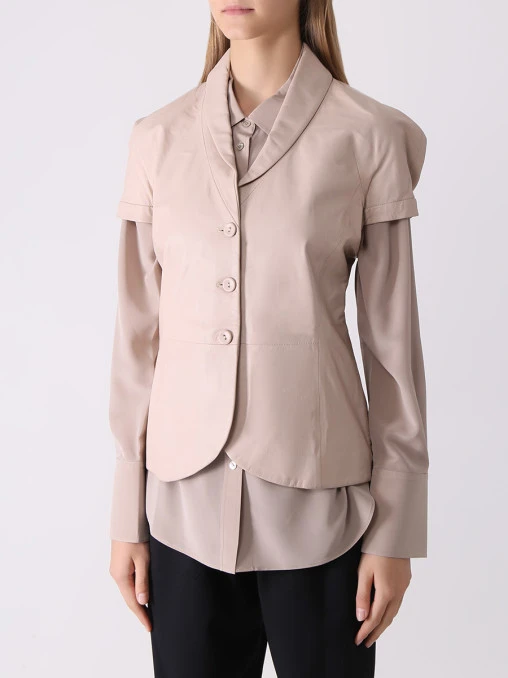 Жилет кожаный ARMANI COLLEZIONI