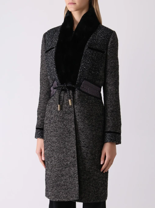Пальто комбинированное ETRO