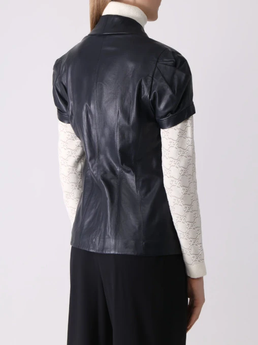 Жилет кожаный ARMANI COLLEZIONI