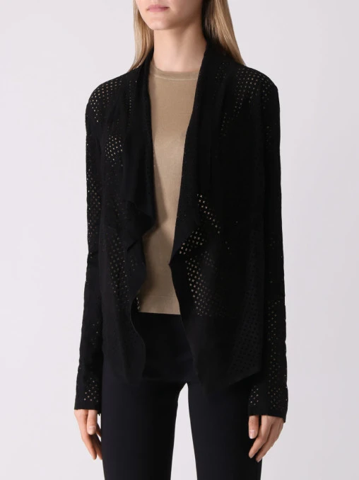 Кардиган замшевый ARMANI COLLEZIONI