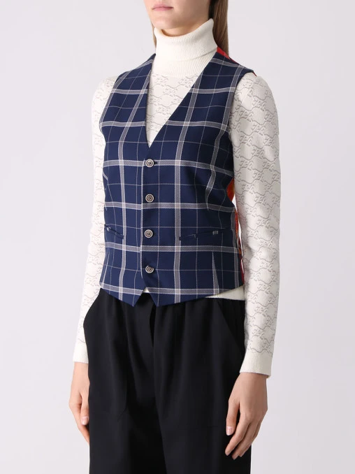 Жилет хлопковый с принтом ETRO