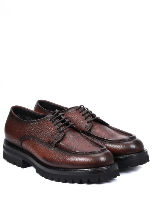 Дерби кожаные на байке FRANCESCHETTI