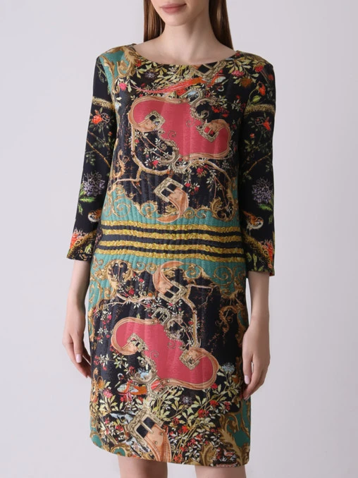 Платье с принтом JUST CAVALLI