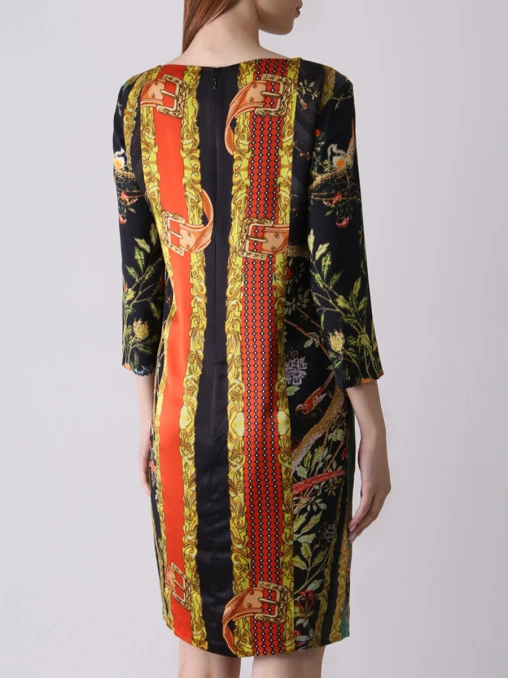 Платье с принтом JUST CAVALLI