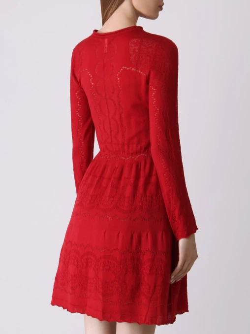 Платье шерстяное ALBERTA FERRETTI