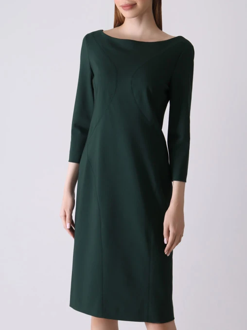 Платье шерстяное ALBERTA FERRETTI