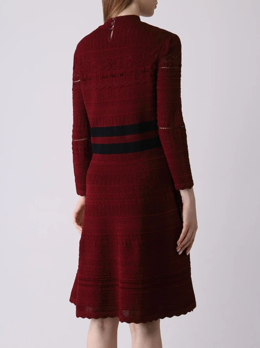 Платье из вискозы ALEXANDER MCQUEEN