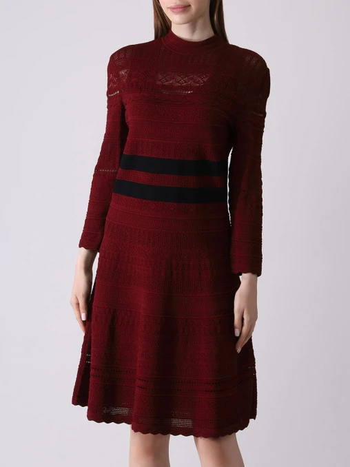 Платье из вискозы ALEXANDER MCQUEEN
