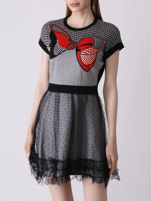 Платье трикотажное RED VALENTINO