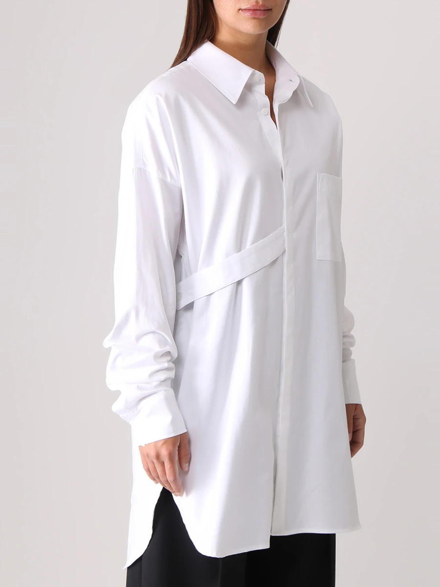 Рубашка-оверсайз из поплина