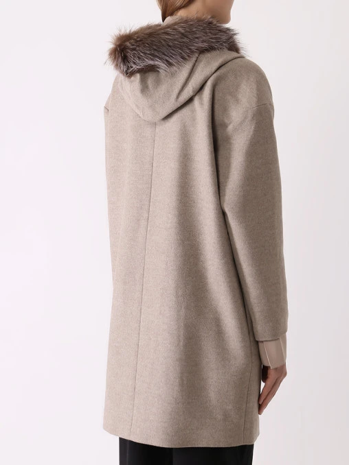 Пальто шерстяное BRUNELLO CUCINELLI