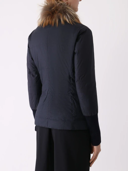 Куртка хлопковая с мехом лисы BRUNELLO CUCINELLI