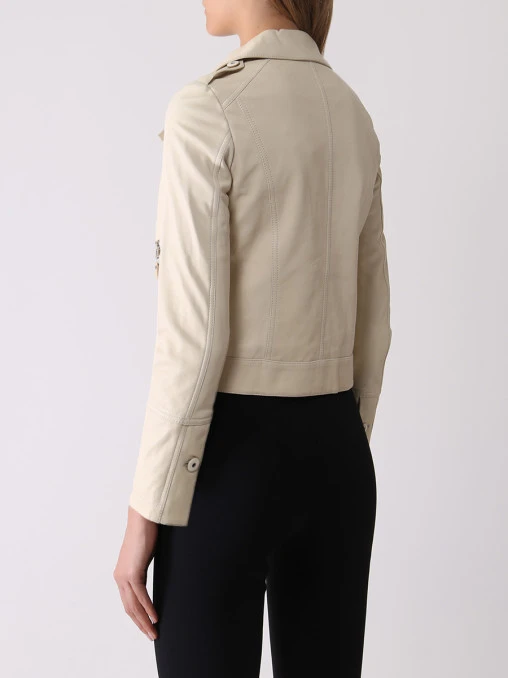 Куртка-косуха кожаная BRUNELLO CUCINELLI