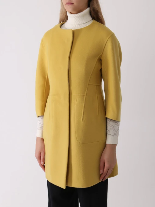 Пальто шерстяное JIL SANDER