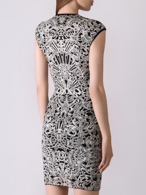 Платье шерстяное ALEXANDER MCQUEEN