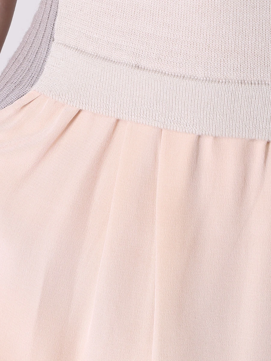 Платье комбинированное