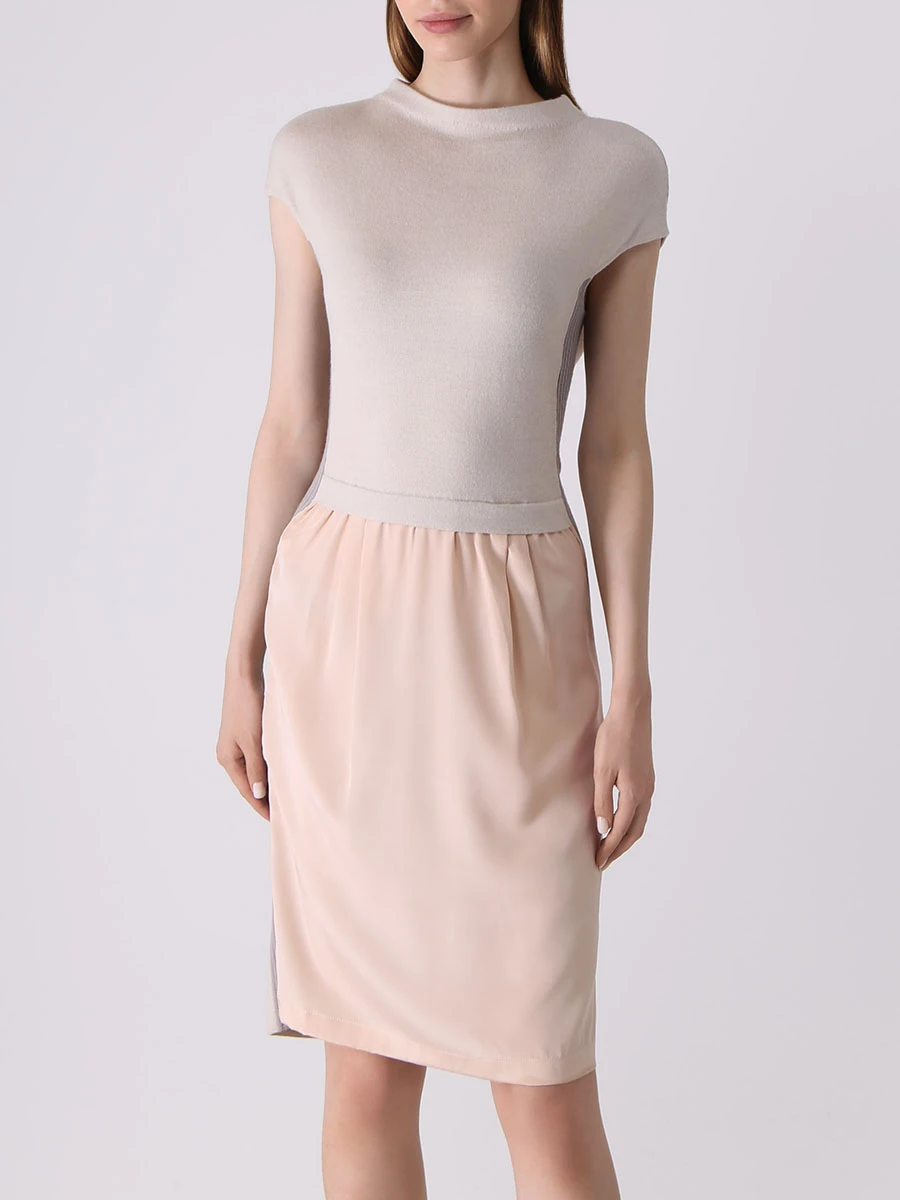 Платье комбинированное