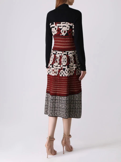 Платье трикотажное с принтом ETRO