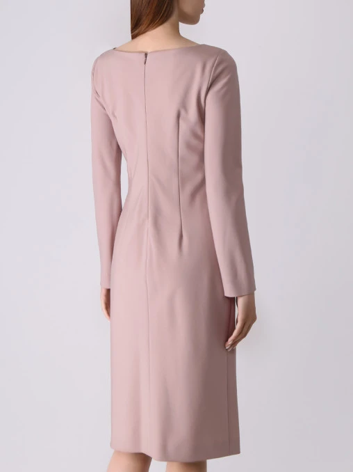 Платье-футляр шерстяное ALBERTA FERRETTI