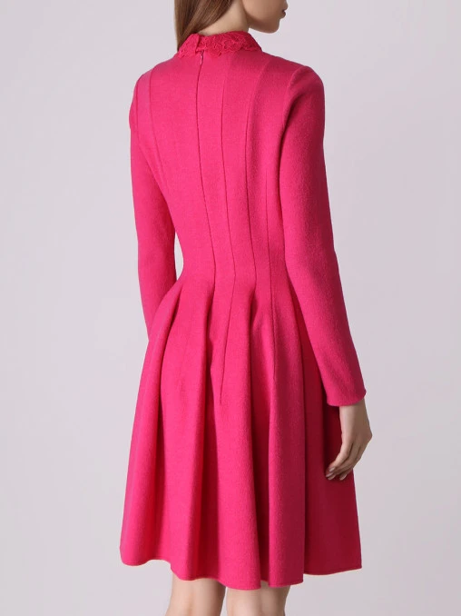 Платье с кружевом ERMANNO SCERVINO