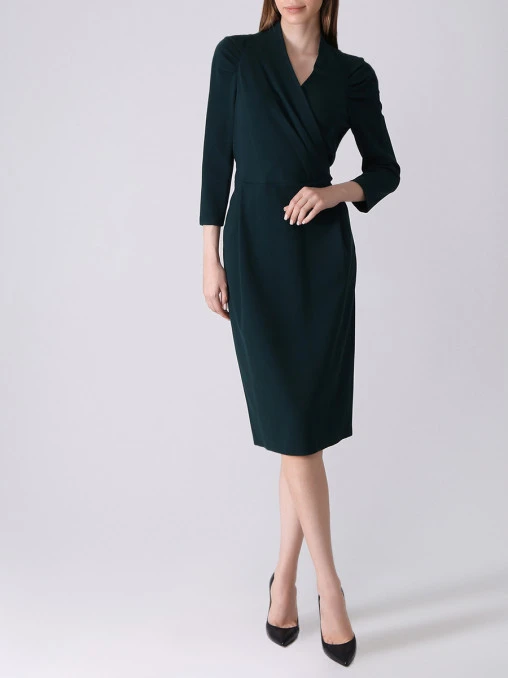 Платье из вискозы ARMANI  COLLEZIONI