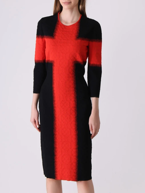 Платье хлопковое ALEXANDER MCQUEEN