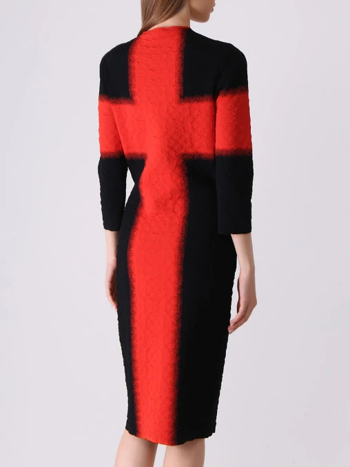 Платье хлопковое ALEXANDER MCQUEEN
