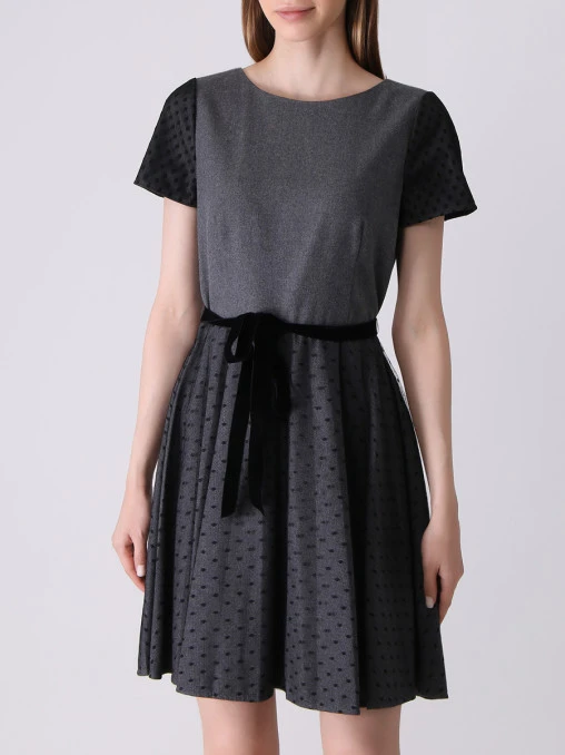 Платье с поясом RED VALENTINO