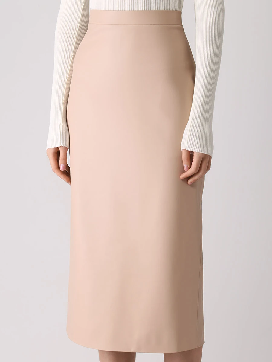 Юбка из экокожи