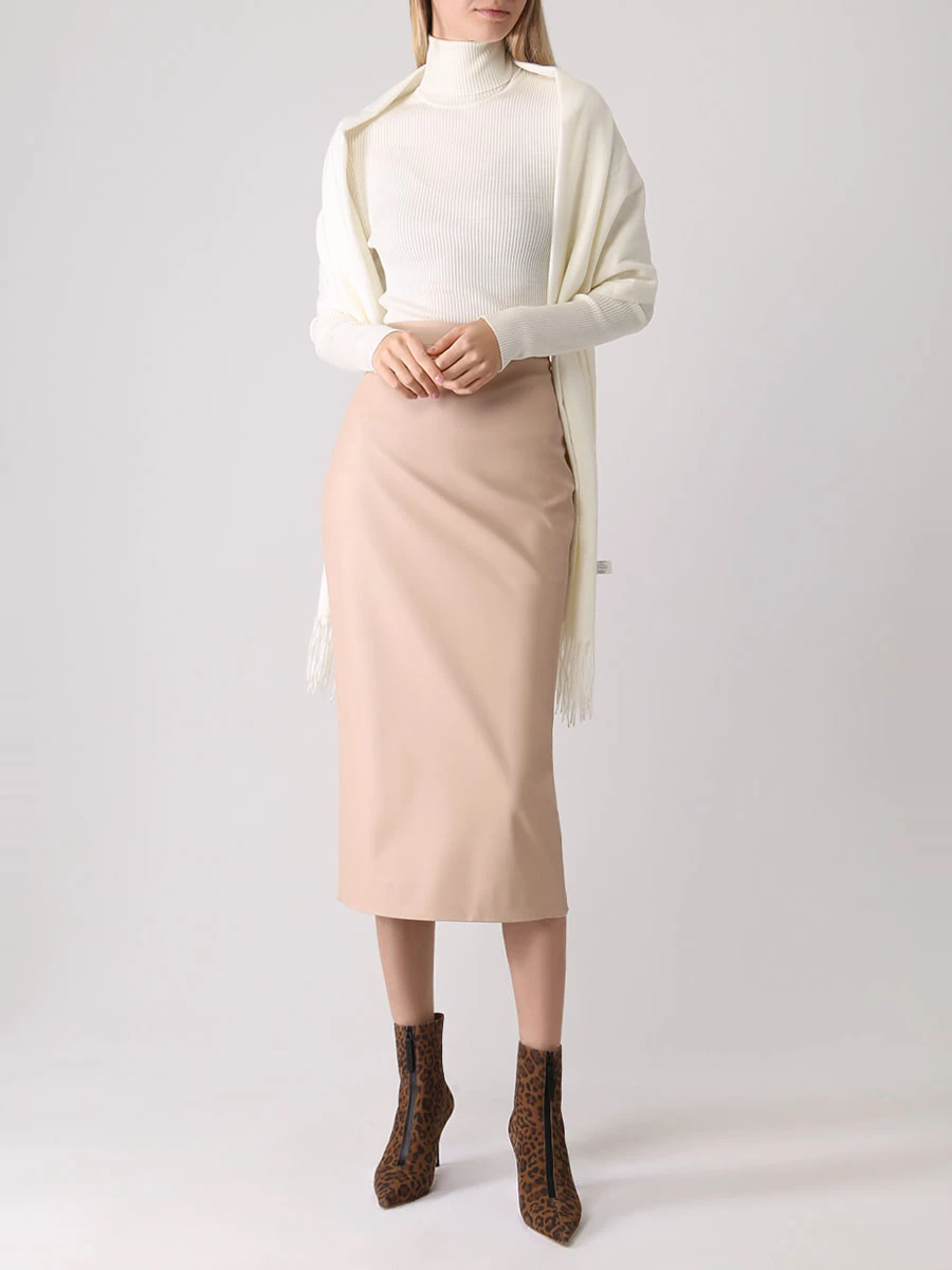 Юбка из экокожи